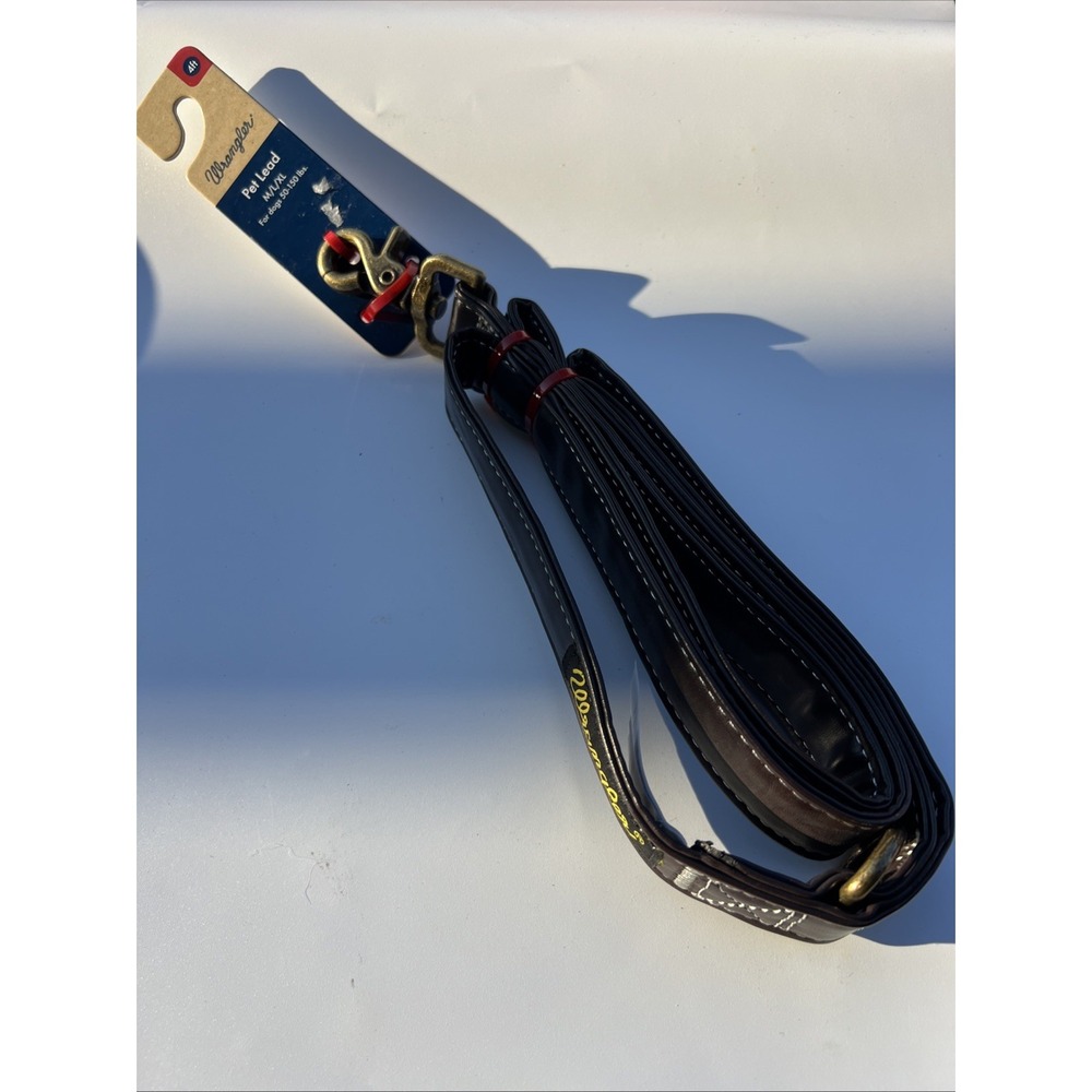 Wrangler  Dog Leash   Brown 4ft M L XL 50-150LBS Wrangler Leash